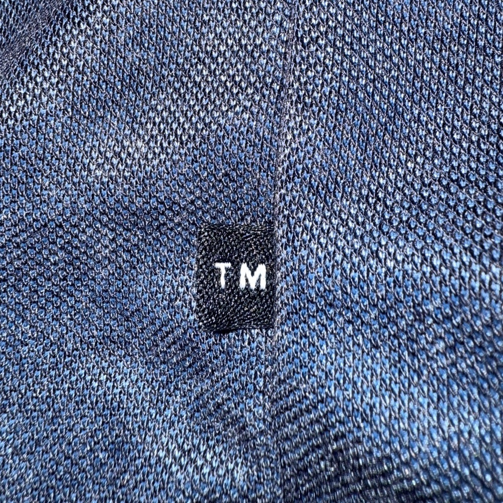 Travis Mathew Minimalist Polo — Charcoal Blue, Patriotic Trim, Size Large - Picture 8 of 12